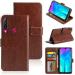 Frazil Leather Flip with Wallet Case with TPU Shockproof Cover for Honor 20i, Honor 10i (Brown)