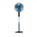 V-Guard Gatimaan Pro HSP N High Speed Pedestal Fan | 3 Adjustable Fan Speeds | Rust Resistant ABS Body | Powerful 2100 RPM Motor | Blue Black | 40 cm (400mm)