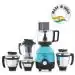 Butterfly Cresta Food Processor, 750 W, 5 Jars, Turquoise Green/Black