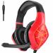 Cosmic Byte GS411 Starlight Headset with Flexible Mic for PS4, PS5,Laptop, PC, Mobile (Red)