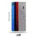 Tweakymod Printed Leather Strips Back Cover For Lenovo K3 Note