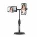 TP TROOPS UNIVERSAL PORTABLE MOBILE PHONE FLOOR STAND for Table with Adjustable Height, 360 Degree Rotation Mobile Holder Mobile Holder
