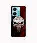 Casotec Punisher Skull Design 3D Printed Hard Back Case Cover for Vivo T1 Pro 5G