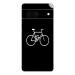 GADGETSWRAP Printed Vinyl Skin Sticker for Google Pixel 7 - Hipster Bicycle Dark