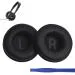 Crysendo Black Leather Headphone Ear Cushion For Rockerz 430/370
