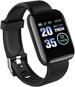 Savvy Bucket ID116 Smartwatch (Black Strap, Free)