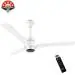 Orient Electric EcoTech Supreme 1200 mm | BLDC energy saving ceiling fan with Remote |BEE 5-star rated | Saves up to 50% on electricity bills | 3-year warranty by Orient | White, pack of 1