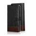 ClickCase Zorro Dual Shade Series For Huawei Honor 8 Lite Black and Brown Faux Leather Mobile Wallet Flip Cover
