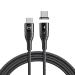 D'Wild USB Type C 100W Pd Power Delivery 20V 5A Magnetic Cable for Laptop, Personal Computer, Tablet, Smartphone
