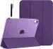 ProElite Smart Flip Case Cover for Apple iPad 10th Generation 10.9 inch 2022 Translucent & Hard Back with Stylus Pen, Purple