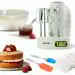 IBELL HM390L 200W Hand Mixer Blender/Cream Maker for Cakes with Base 5 Speed Control (White)