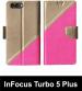 Sbms Infocus Turbo 5 Plus Pink Artificial Leather Shock Proof Flip Cover