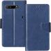 Frazil Faux Leather Case Flip Cover for Asus ROG Phone 3 with Foldable Stand & Cards Slots - Blue