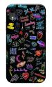 Mobiera Multi Quotes Pattern Printed Back Cover Case For Iphone Xr