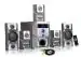 Tronica Grey Super King Series 5.1 Bluetooth Home Theater System With Aux Support And Remote