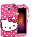 Mbcase Samsung Galaxy J1 4G Pink Silicon Grip Case Back Cover