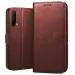 RUPELIK Oneplus Nord CE 5G Vintage Leather flip Case Cover| Inside TPU with Card Pockets Wallet Stand Magnetic Closure 360 Degree Complete Protection Vintage Flip Cover for Oneplus Nord CE 5G - Brown