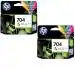 HP 704 Color Ink cartridge Set of 2