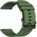 RUPELIK (Blk Metal Lock 23mm Boat Xtend Green) Soft Silicone Metal Lock 23mm Smart Watch Strap for Boat Xtend Smart Watch Strap ONLY FOR BOAT XTEND Watch Strap (Green)