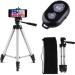 SRIKANTH ENTERPRISES Mycart tripods Silver and Black Aluminum 360 Degree Rotating Mobile and Camera Tripod with Bluetooth Mobile Remote (pack of 2)