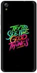 aadia Gionee Pioneer P5w Matte Vinyl Quotes Printed Mobile Skin Sticker with Scratch Resistant Lamination