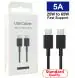 SNPD Sold: 5A Type-C to Type-C Cable Supportable for Samsung 25W to 65W Charging Mobiles