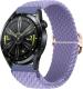 XANES Nylon Lavender Smart Bands Strap for Braided Solo Loop Band, 22 mm Stretchy with Adjustable