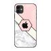 Qrioh Hexa Marble Glass case for Apple iPhone 12 Mini