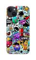 Tweakymod Printed Octupus Doodles Back Cover for IPHONE 14 PLUS