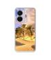 Casotec Cat Heart Tail Design Printed Silicon Soft TPU Back Case Cover for Vivo T1 Pro 5G