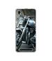 Casotec Motorcycle Design Printed Silicon Soft TPU Back Case Cover for Mobiistar C1 Lite