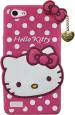 COVERBLACK Rubber Back Cover Compatible model for Oppo A33f (Neo 7) Hello Kitty - Pink