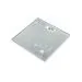 Beurer GS 10 Glass Bathroom Scale With Easy-To-Read LCD Display, Automatic Switch-Off, Overload Indicator, 180 Kg Capacity, Multicolor