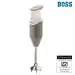 Boss B121 Portable Hand Blender, 160 Watt, 3 blades, Grey