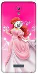 aadia Gionee P7 Matte Vinyl Barbie Printed Mobile Skin Sticker with Scratch Resistant Lamination