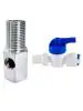 AQUAOCEAN Water Purifier Inlet Valve and SS Coupling Steel Inlet Valve Connector RO Water Filter Purifier 3/8 Size for All Domestic RO Water Purifiers All Kinds of Water Filters(1 pic)