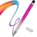 iAccessories 2-Way Dual-Sided Stylus Pen for All Touch Screen Devices Compatible With iPhone, iPad, Tabs, Android Mobile Phones Pink Gradient