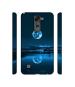 Casotec Moon Pattern Print Design 3D Printed Hard Back Case Cover for LG Stylus 2