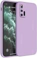 Wellpoint iQOO 3 Purple Rubber Mobile Back Cover