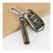 SLC-e TPU Leather Car Key Cover Compatible with All Car (After Market Flip Key) (with Key Chain) (PACK OF 1)