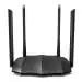 Tenda AC8 Black 1200 Mbps AC1200 MU-MIMO Wireless Gigabit Wi-Fi Router With 4 Gigabit Ports, Parental Control, And APP Management IPV6