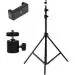 Gentle e Kart 2.1m Light Stand Tripod with Phone holder and 360 Degree Ball head Tripod