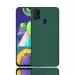 Case Creation Green Shock Proof Back Cover For Samsung Galaxy M21