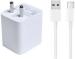 Cihlex Charger Cable Compatible With Xiaomi Mi Band 4, Replacement Usb Charger Adapter Charge Cord Charging Dock (White)