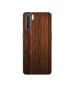 Casotec Brown Wooden Texture Design 3D Printed Hard Back Case Cover for Oppo F15 / Oppo A91