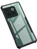 XOVO Back Cover for OnePlus 10T 5G (Transparent, Dual Protection, Pack of 1)