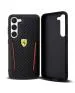 CG MOBILE Ferrari Galaxy S23 Plus Case [Official Licensed] PU Carbon Case with Contrasted Edges Protective Case/Cover Designed for Galaxy S23 Plus/Galaxy S23+ 5G (6.6 -inch) 2023 - Black
