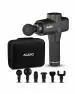 AGARO Rechargeable Gun Massager with Brushless Motor for Pain Relief Black