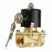 Ampereus AZH-UK-98552-2W-200-20 Ac220V 3/4 Inch Brass Electric Solenoid Valve Water Air Fuels