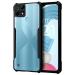 Fashionury Realme C21 Back Cover, Silicone & Acrylic Clear Hard Transparent Bumper Back Cover Case for Realme C21 (X-Black)